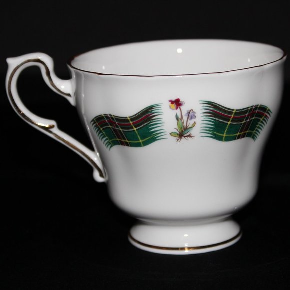 Royal Adderley Newfoundland Tartan Teacup & Saucer |Ridgway Potteries Fine China - Picture 4 of 15